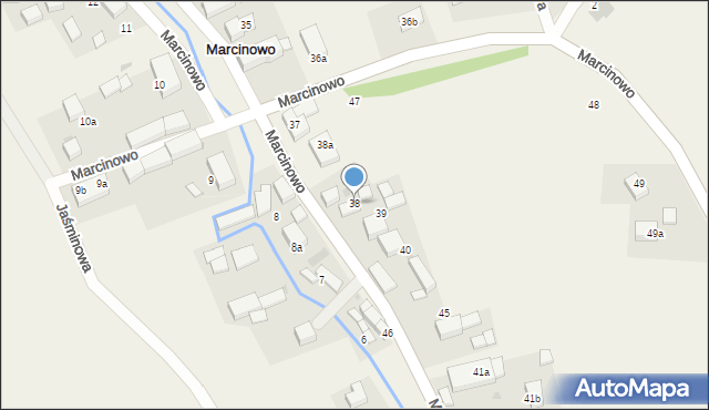 Marcinowo, Marcinowo, 38, mapa Marcinowo