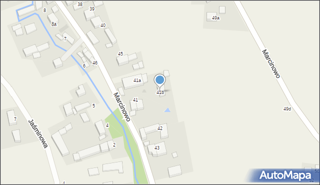 Marcinowo, Marcinowo, 41b, mapa Marcinowo