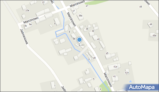 Marcinowo, Marcinowo, 7, mapa Marcinowo