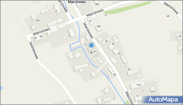 Marcinowo, Marcinowo, 8a, mapa Marcinowo