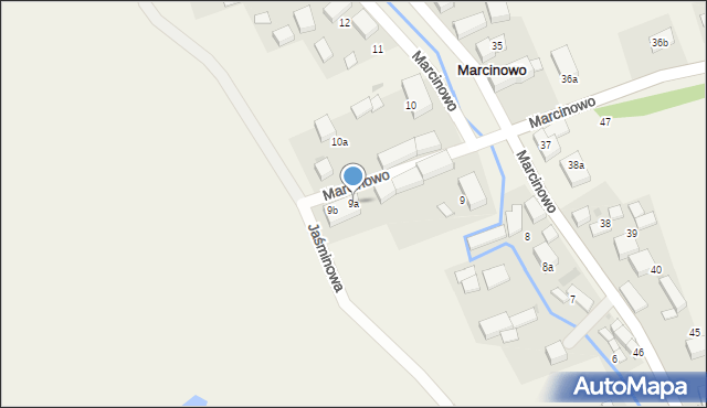Marcinowo, Marcinowo, 9a, mapa Marcinowo