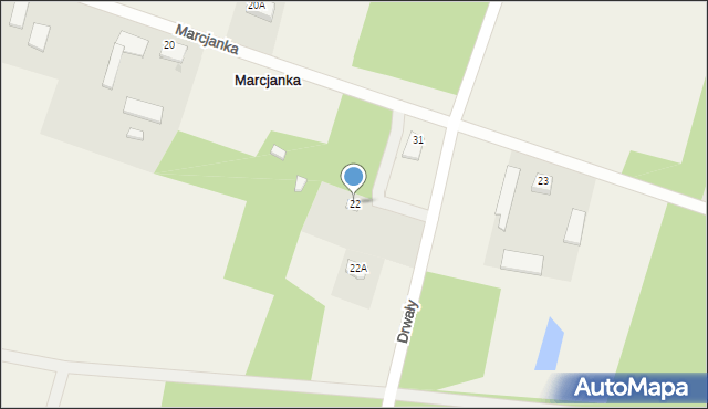 Marcjanka, Marcjanka, 22, mapa Marcjanka