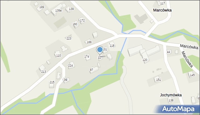 Marcówka, Marcówka, 127, mapa Marcówka