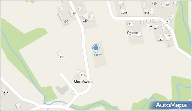 Marcówka, Marcówka, 191, mapa Marcówka