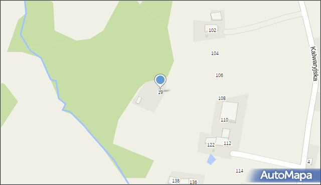 Marcyporęba, Machówka, 19, mapa Marcyporęba