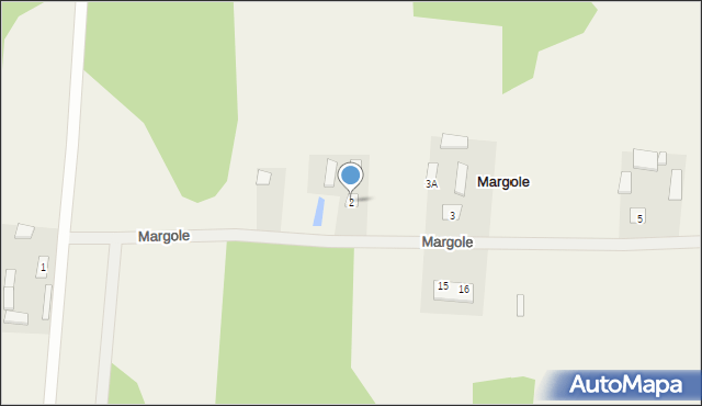 Margole, Margole, 2, mapa Margole