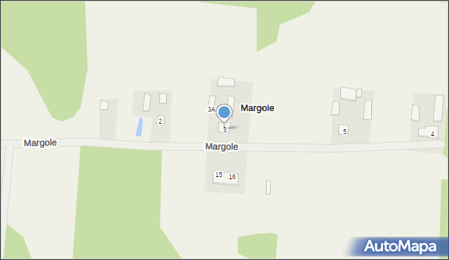 Margole, Margole, 3, mapa Margole