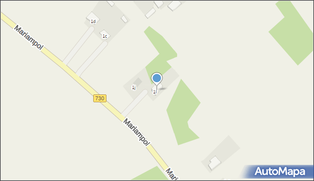 Mariampol, Mariampol, 1b, mapa Mariampol