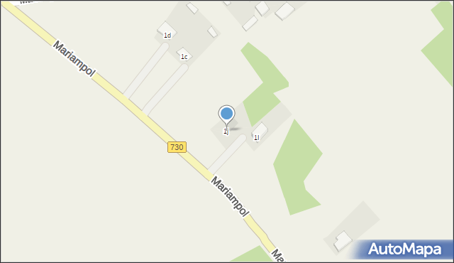 Mariampol, Mariampol, 1j, mapa Mariampol