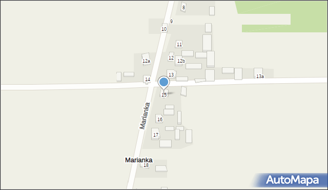 Marianka, Marianka, 15, mapa Marianka