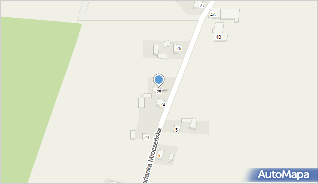 Marianka Mroczeńska, Marianka Mroczeńska, 25, mapa Marianka Mroczeńska