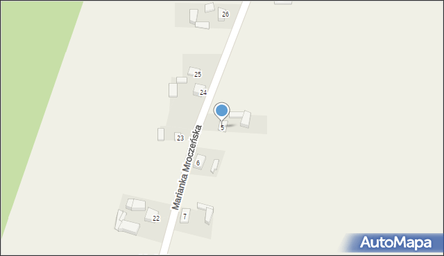 Marianka Mroczeńska, Marianka Mroczeńska, 5, mapa Marianka Mroczeńska