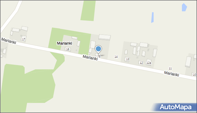 Marianki, Marianki, 15, mapa Marianki