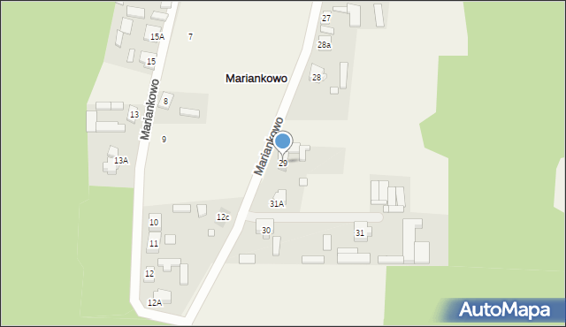 Mariankowo, Mariankowo, 29, mapa Mariankowo
