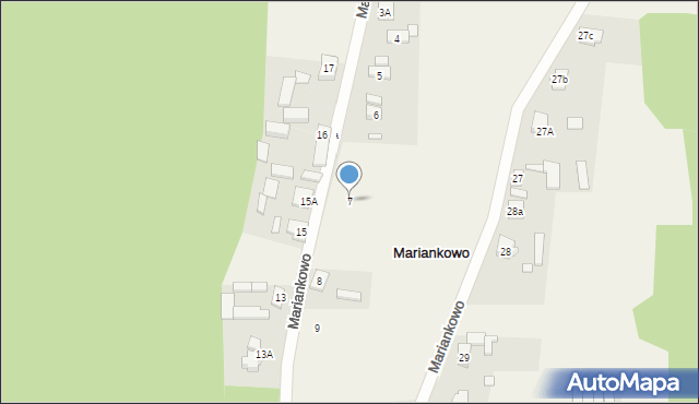 Mariankowo, Mariankowo, 7, mapa Mariankowo