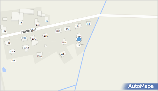 Marianów, Marianów, 19I, mapa Marianów