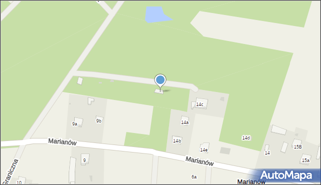 Marianów, Marianów, 14h, mapa Marianów