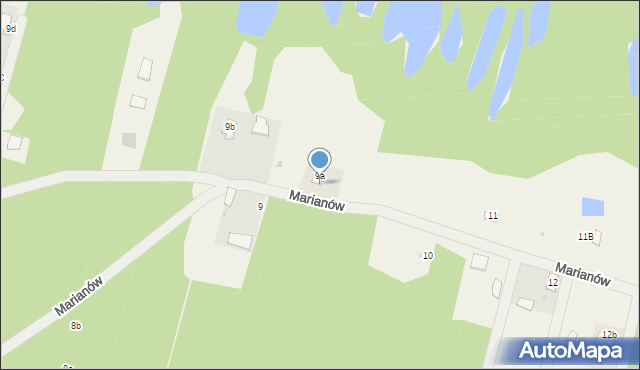 Marianów, Marianów, 11d, mapa Marianów