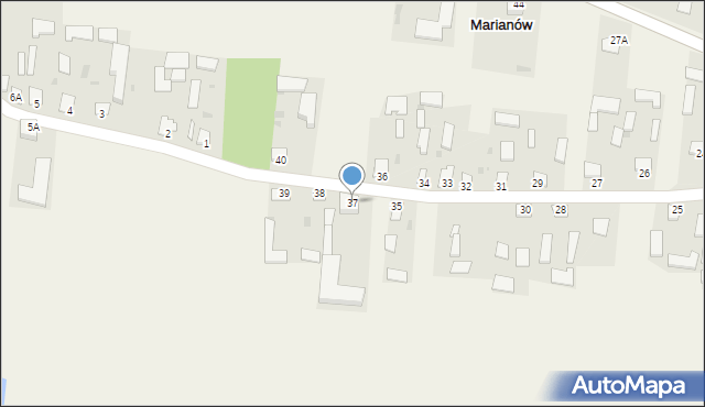 Marianów, Marianów, 37, mapa Marianów