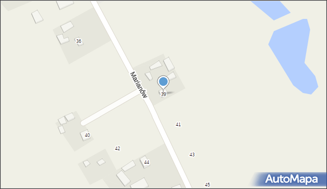 Marianów, Marianów, 39, mapa Marianów