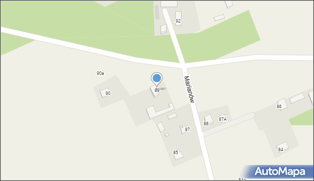 Marianów, Marianów, 89, mapa Marianów