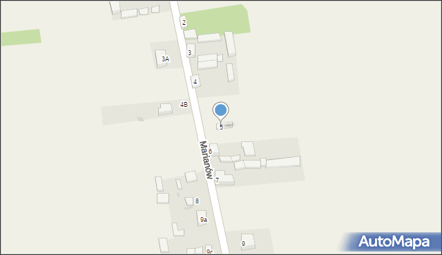 Marianów, Marianów, 5, mapa Marianów