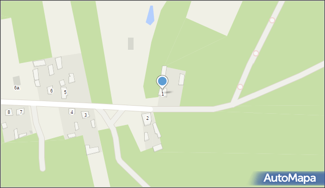 Marianów, Marianów, 1, mapa Marianów