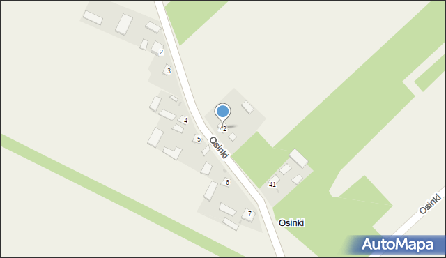 Marianów, Marianów, 42, mapa Marianów