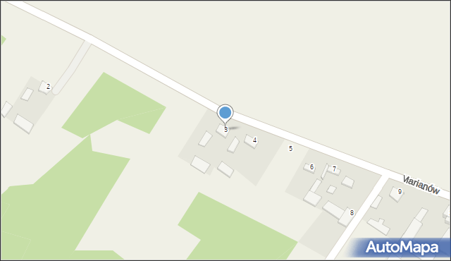 Marianów, Marianów, 3, mapa Marianów