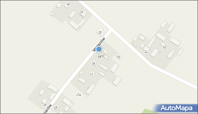 Marianów, Marianów, 19, mapa Marianów