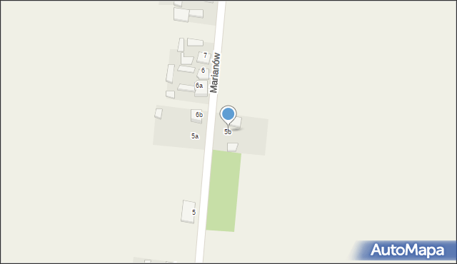 Marianów, Marianów, 5b, mapa Marianów