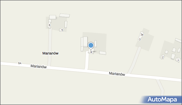 Marianów, Marianów, 4, mapa Marianów