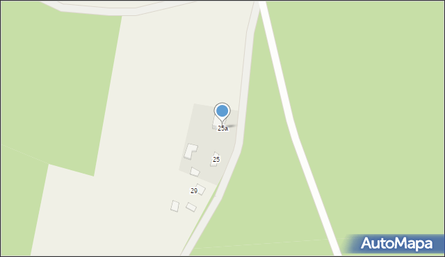 Marianów, Marianów, 25a, mapa Marianów