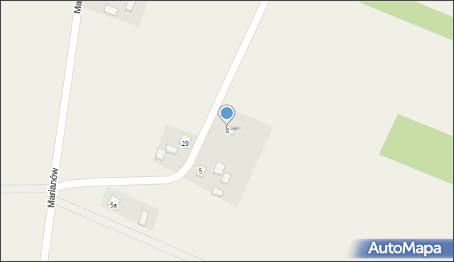 Marianów, Marianów, 4, mapa Marianów