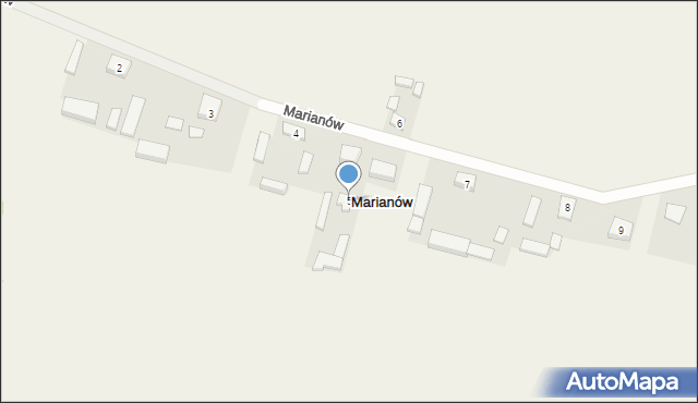 Marianów, Marianów, 5, mapa Marianów