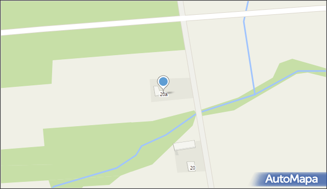 Marianów Sierakowski, Marianów Sierakowski, 20a, mapa Marianów Sierakowski