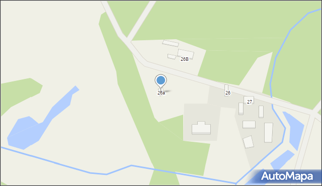 Marianów Sierakowski, Marianów Sierakowski, 26a, mapa Marianów Sierakowski