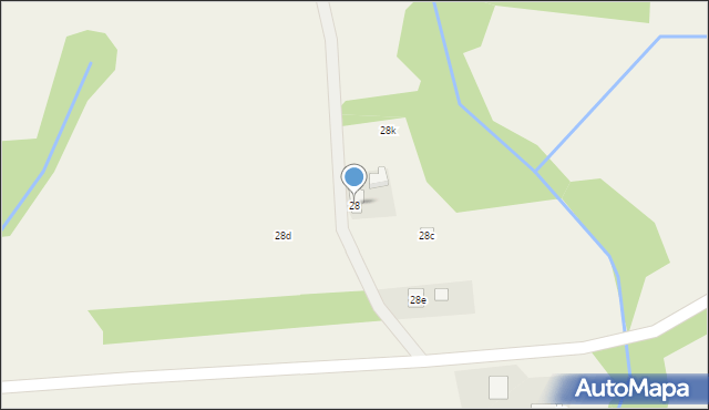 Marianów Sierakowski, Marianów Sierakowski, 28, mapa Marianów Sierakowski