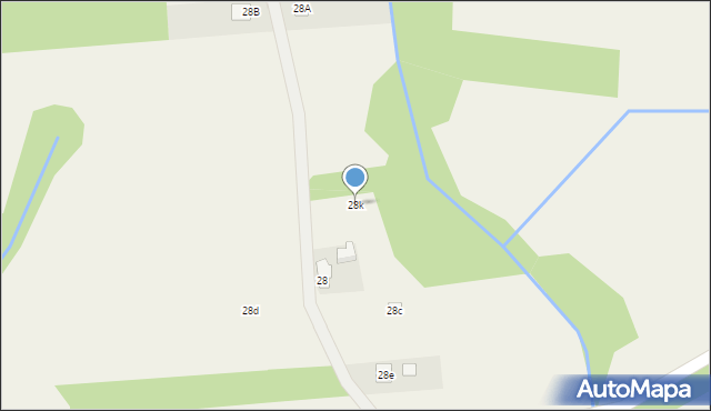Marianów Sierakowski, Marianów Sierakowski, 28k, mapa Marianów Sierakowski