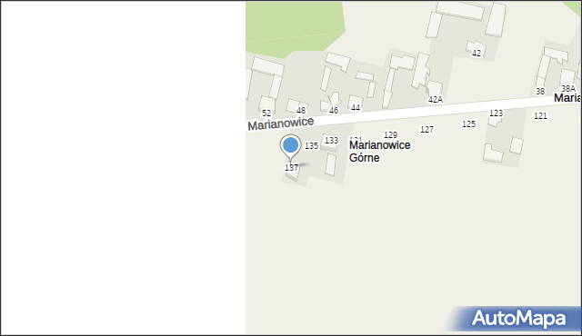 Marianowice, Marianowice, 137, mapa Marianowice