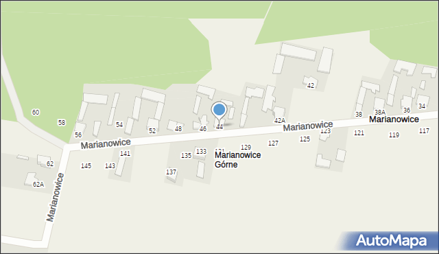 Marianowice, Marianowice, 44, mapa Marianowice