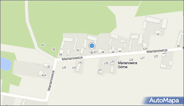 Marianowice, Marianowice, 52, mapa Marianowice