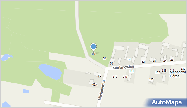 Marianowice, Marianowice, 60, mapa Marianowice