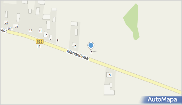 Marianówka, Marianówka, 6, mapa Marianówka