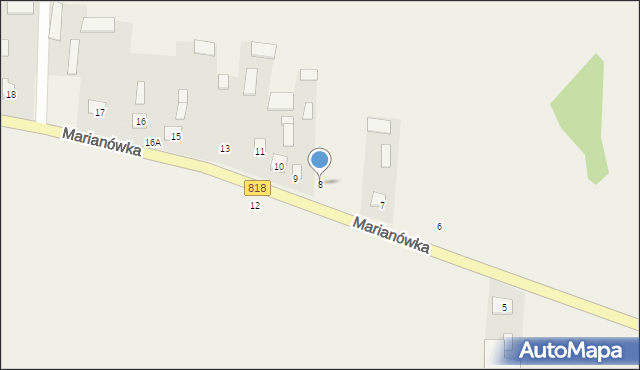 Marianówka, Marianówka, 8, mapa Marianówka