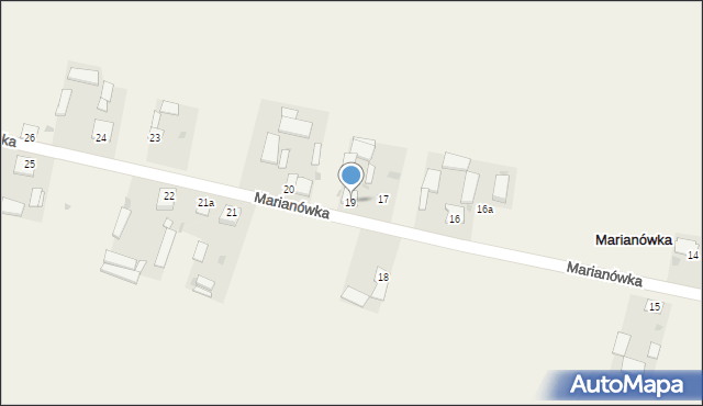Marianówka, Marianówka, 19, mapa Marianówka