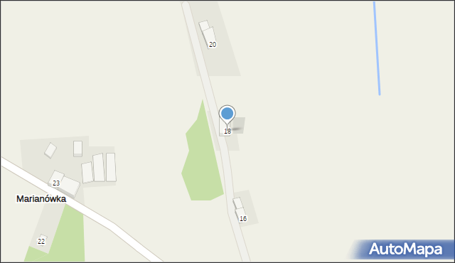 Marianówka, Marianówka, 18, mapa Marianówka