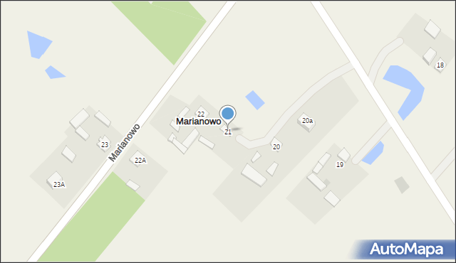 Marianowo, Marianowo, 21, mapa Marianowo