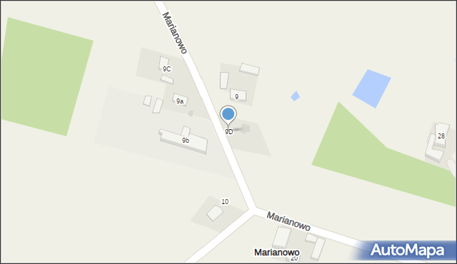 Marianowo, Marianowo, 9D, mapa Marianowo