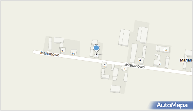 Marianowo, Marianowo, 5, mapa Marianowo